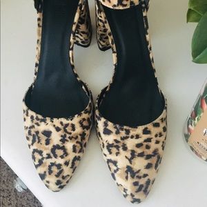 Charlotte Russe animal print platforms!